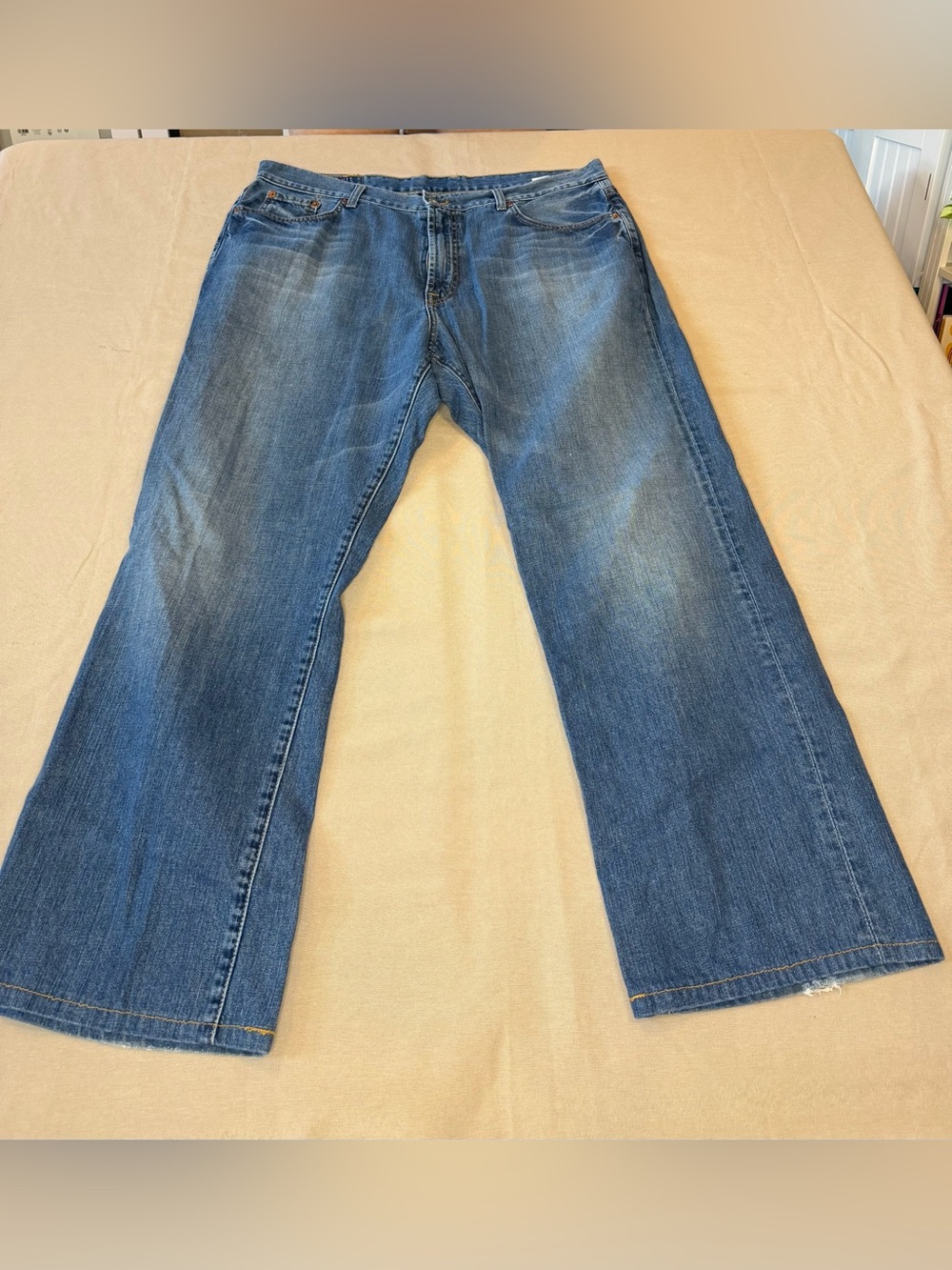 Lucky Brand Men's Faded Blue Bootcut Jeans